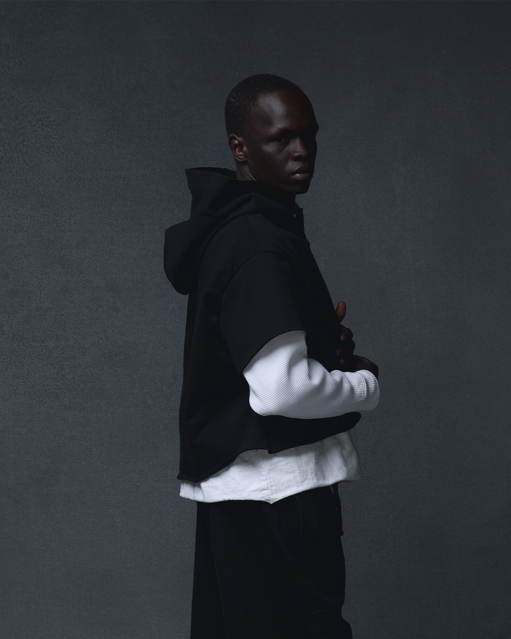 THERMAL HOODIE - WHITE