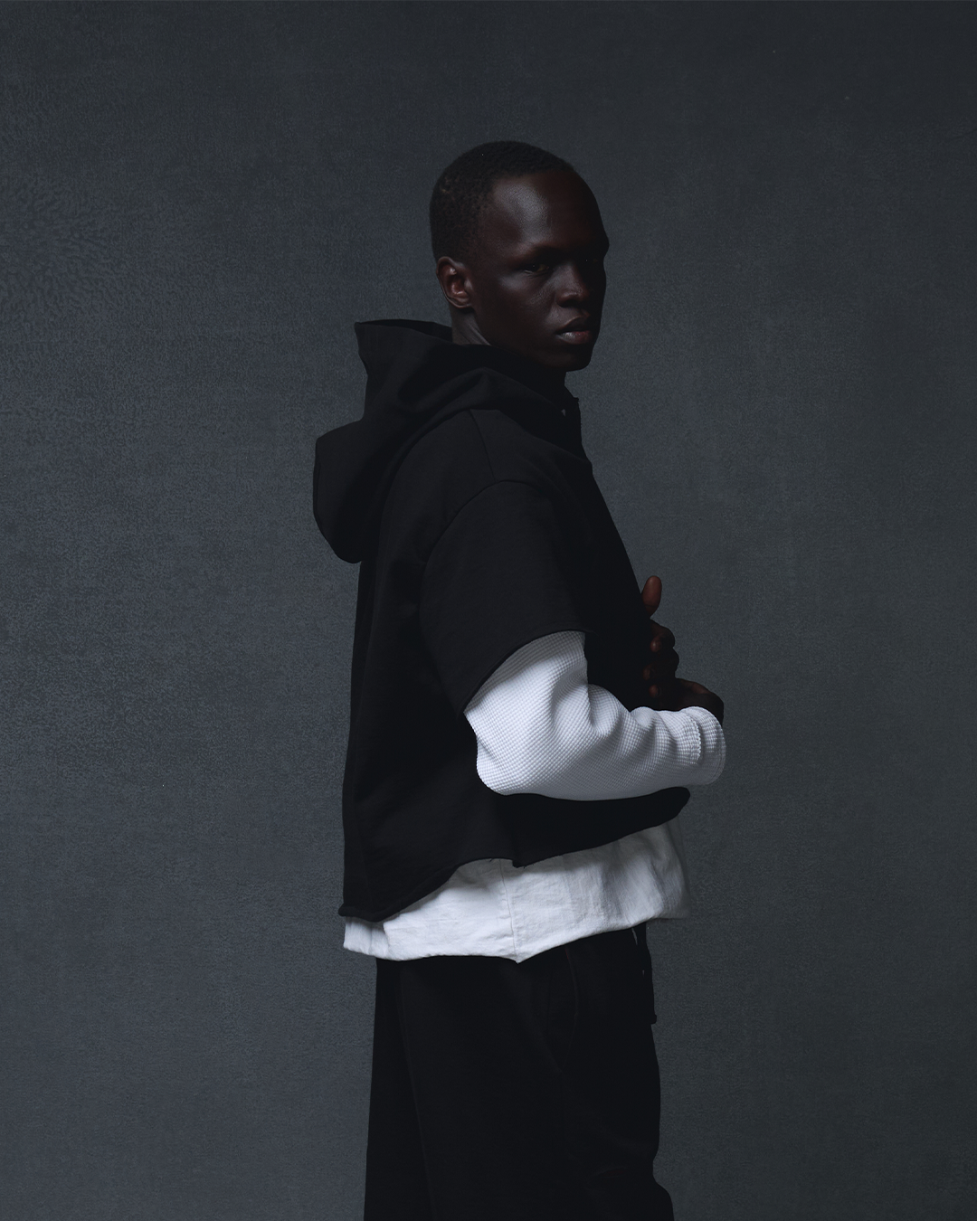 THERMAL HOODIE - WHITE