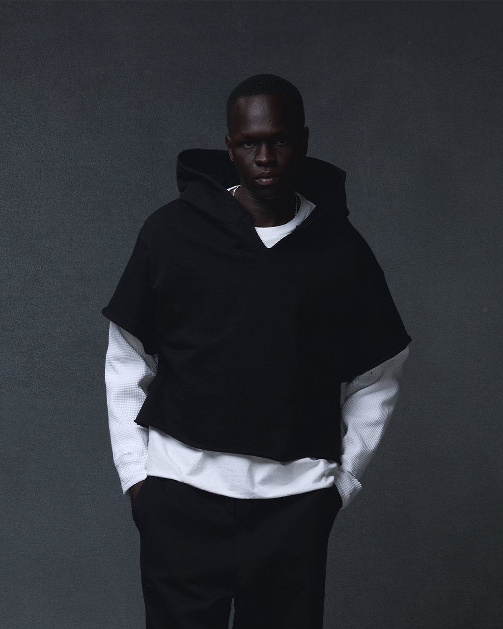 THERMAL HOODIE - WHITE