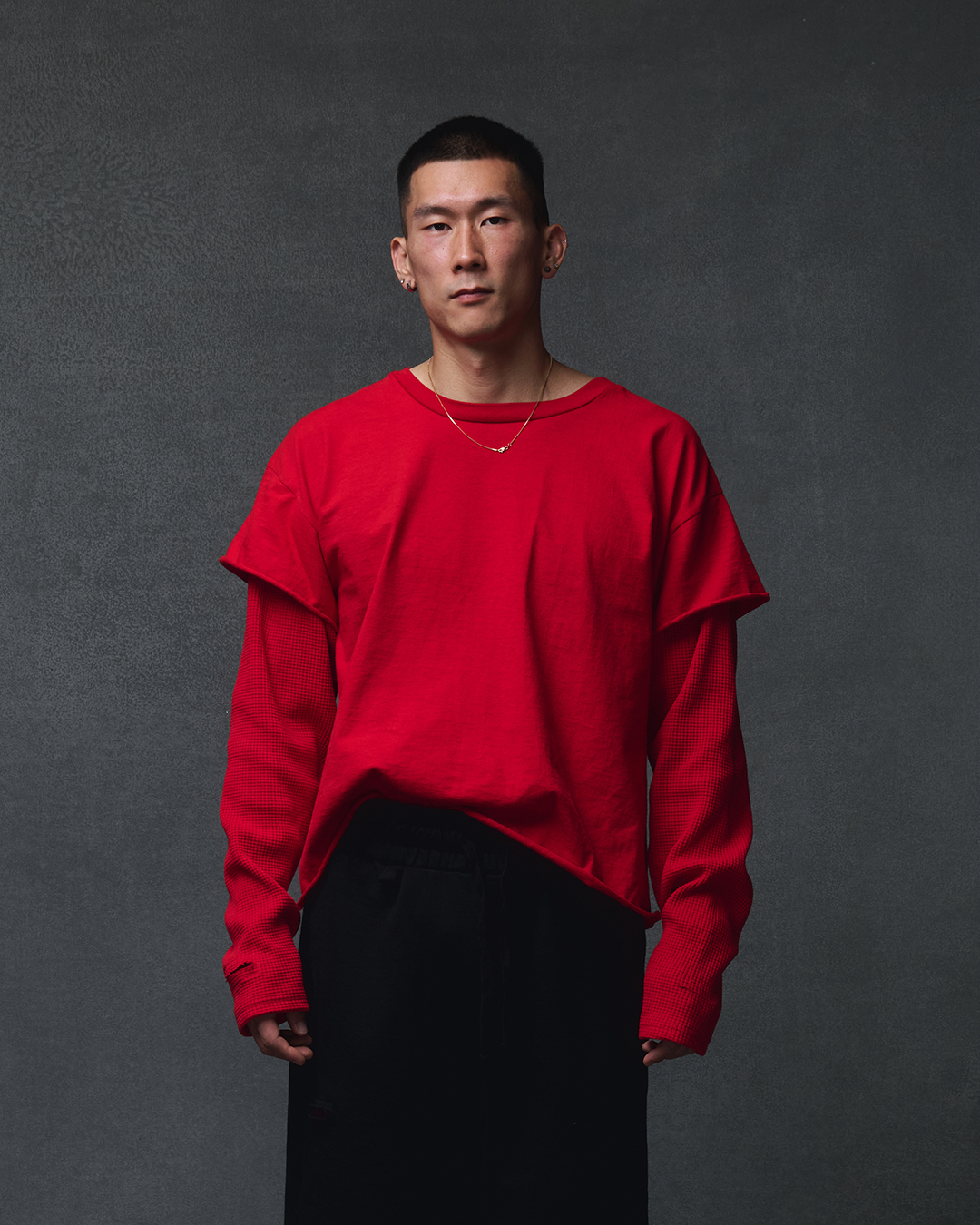 THERMAL TEE - RED