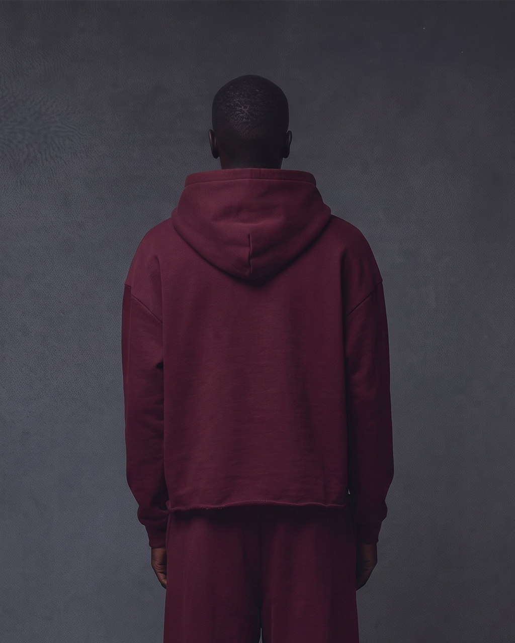OVERSIZED HOODIE - BURGUNDY