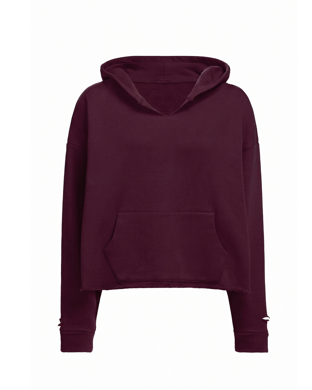 OVERSIZED HOODIE - BURGUNDY