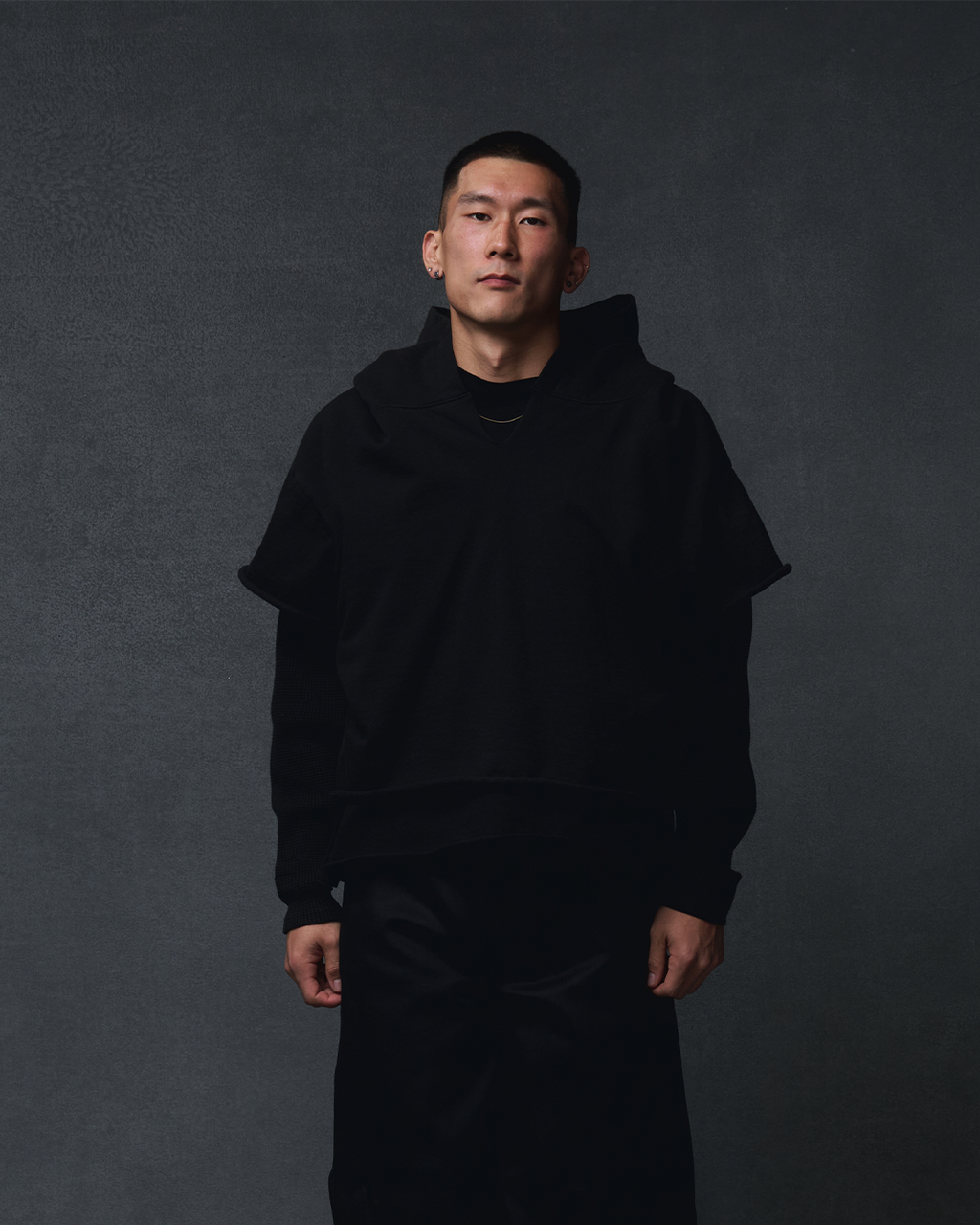 THERMAL HOODIE - BLACK
