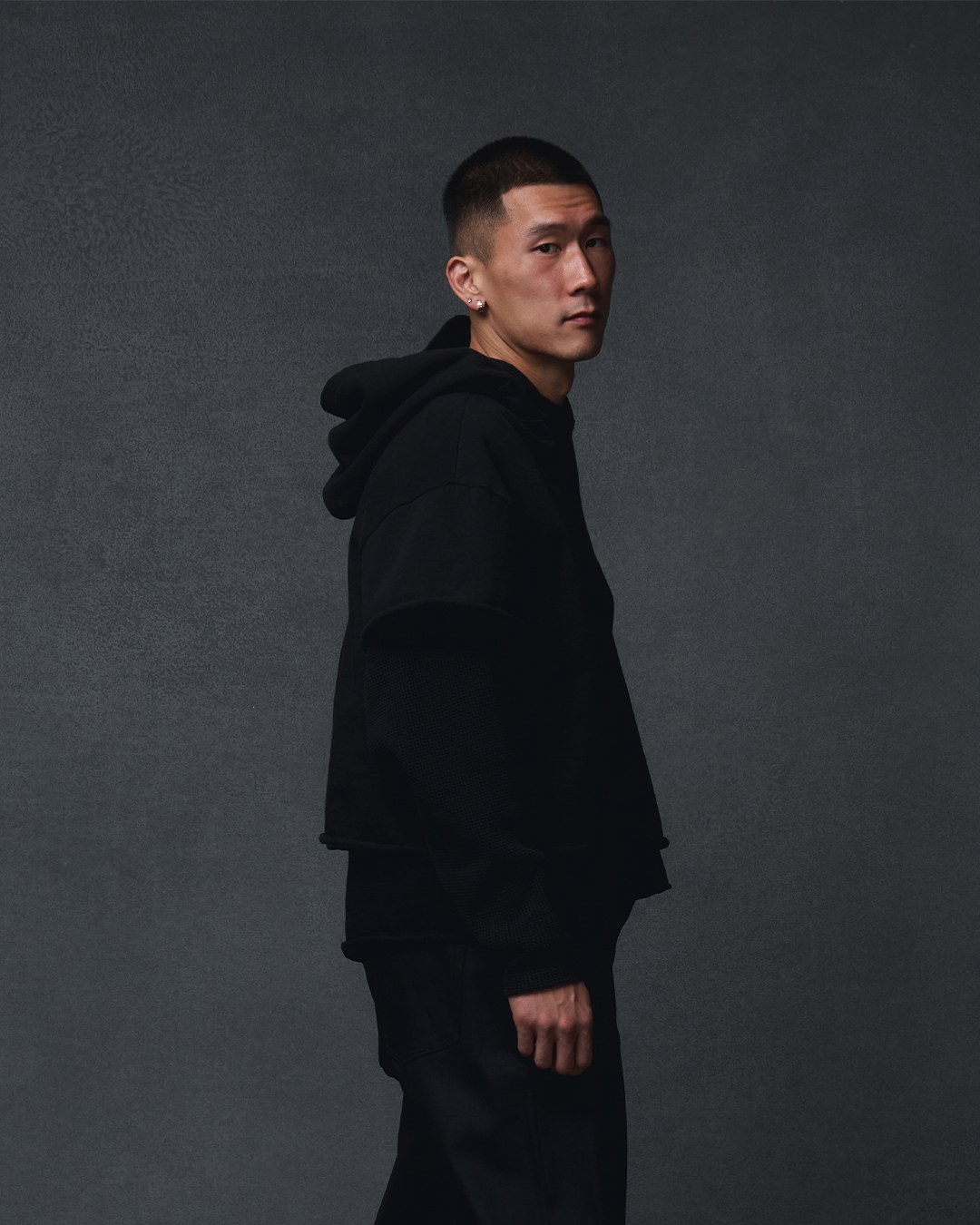 THERMAL HOODIE - BLACK