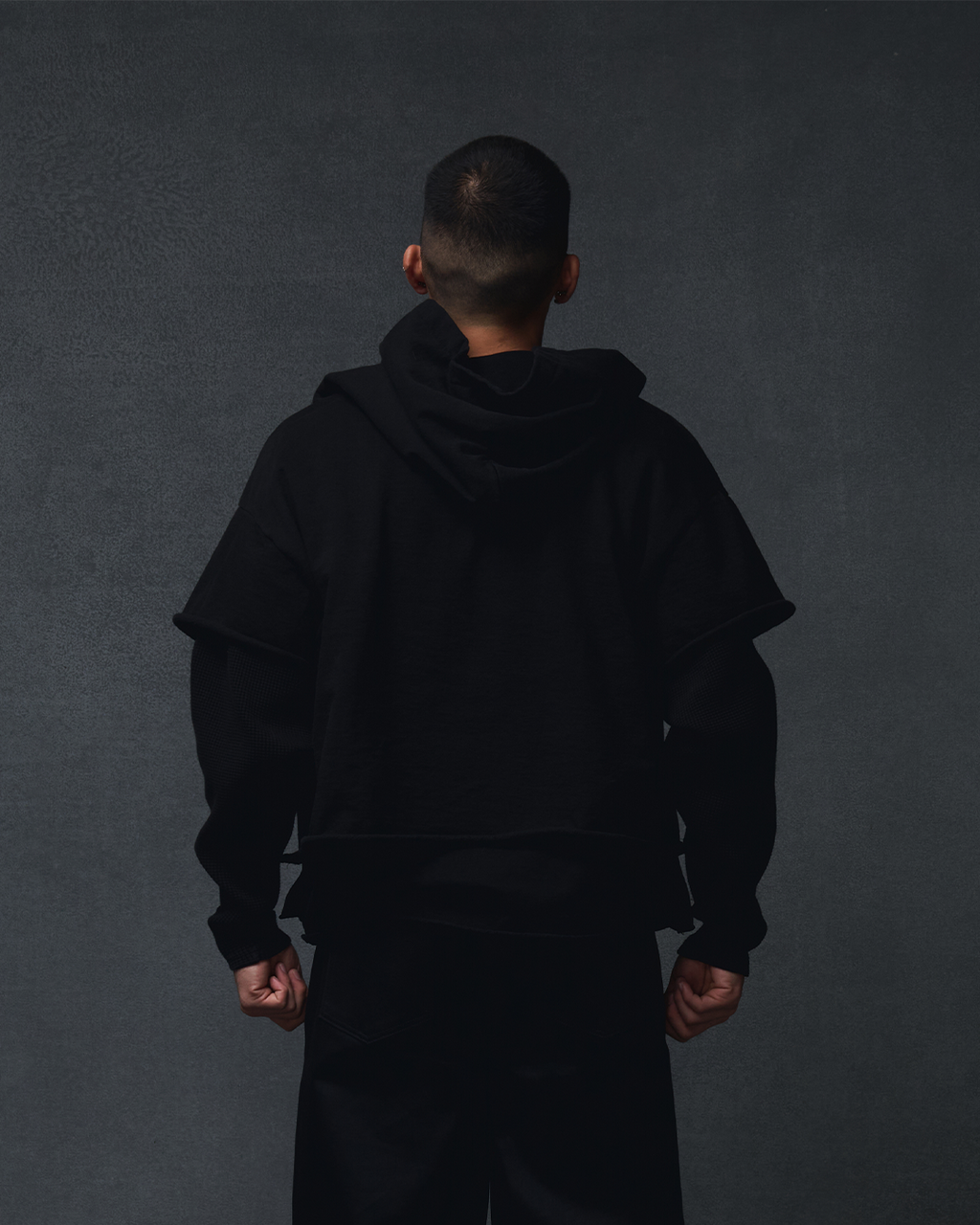 THERMAL HOODIE - BLACK