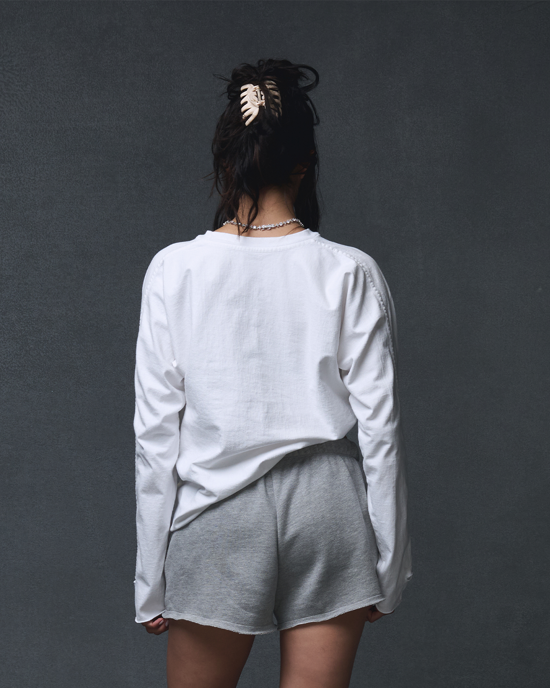 LONGSLEEVE FLAGSHIP TEE - WHITE