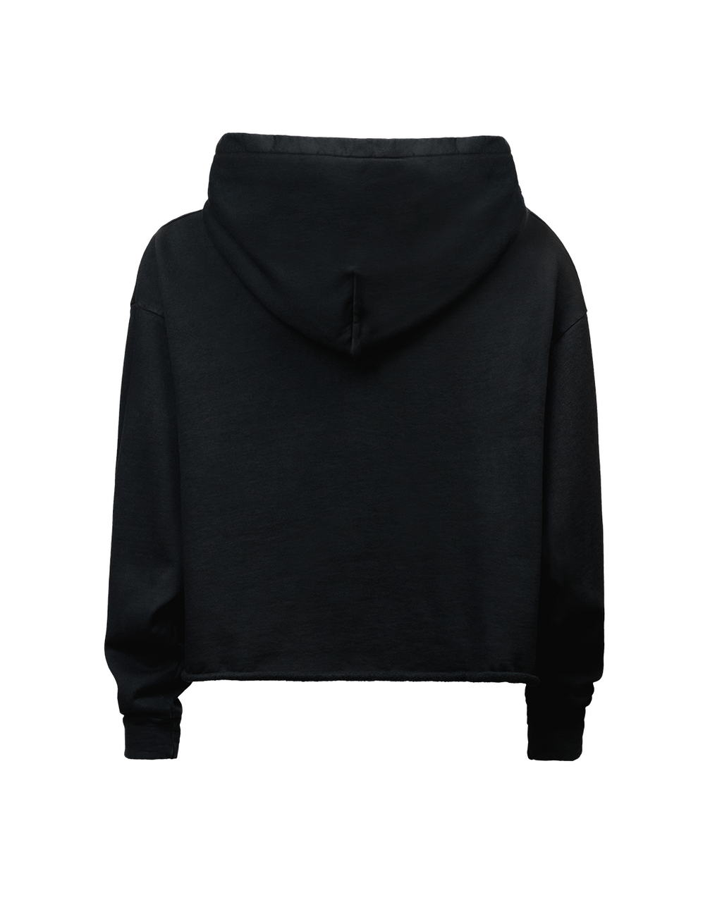 OVERSIZED ZIP UP HOODIE - BLACK