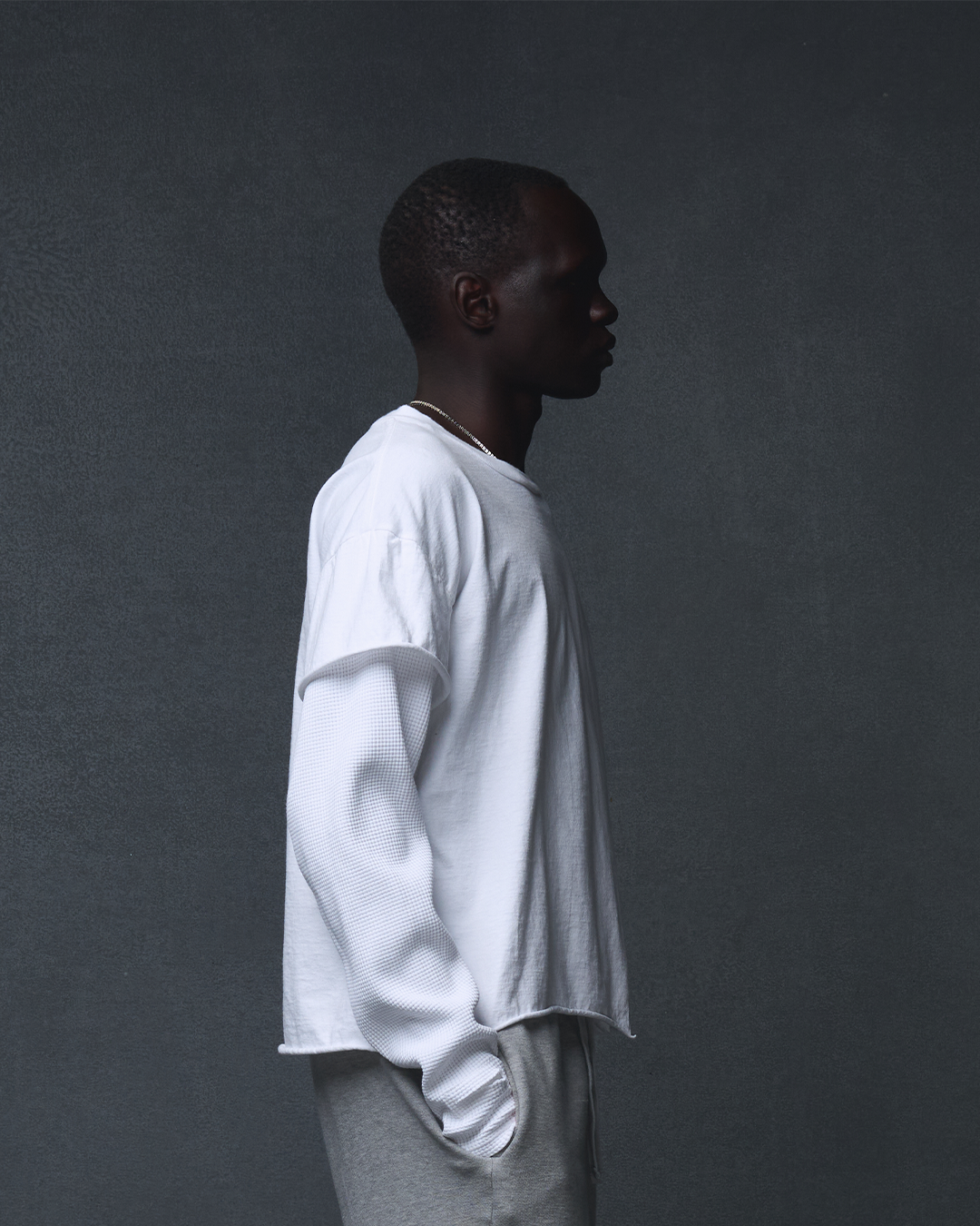 THERMAL TEE - WHITE