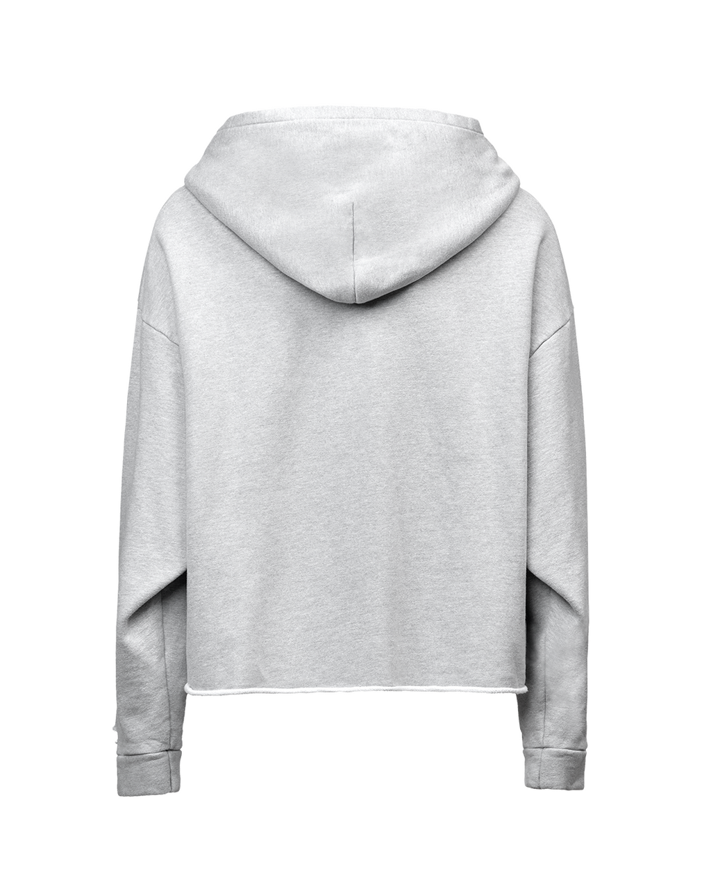OVERSIZED ZIP UP HOODIE - HEATHER GREY