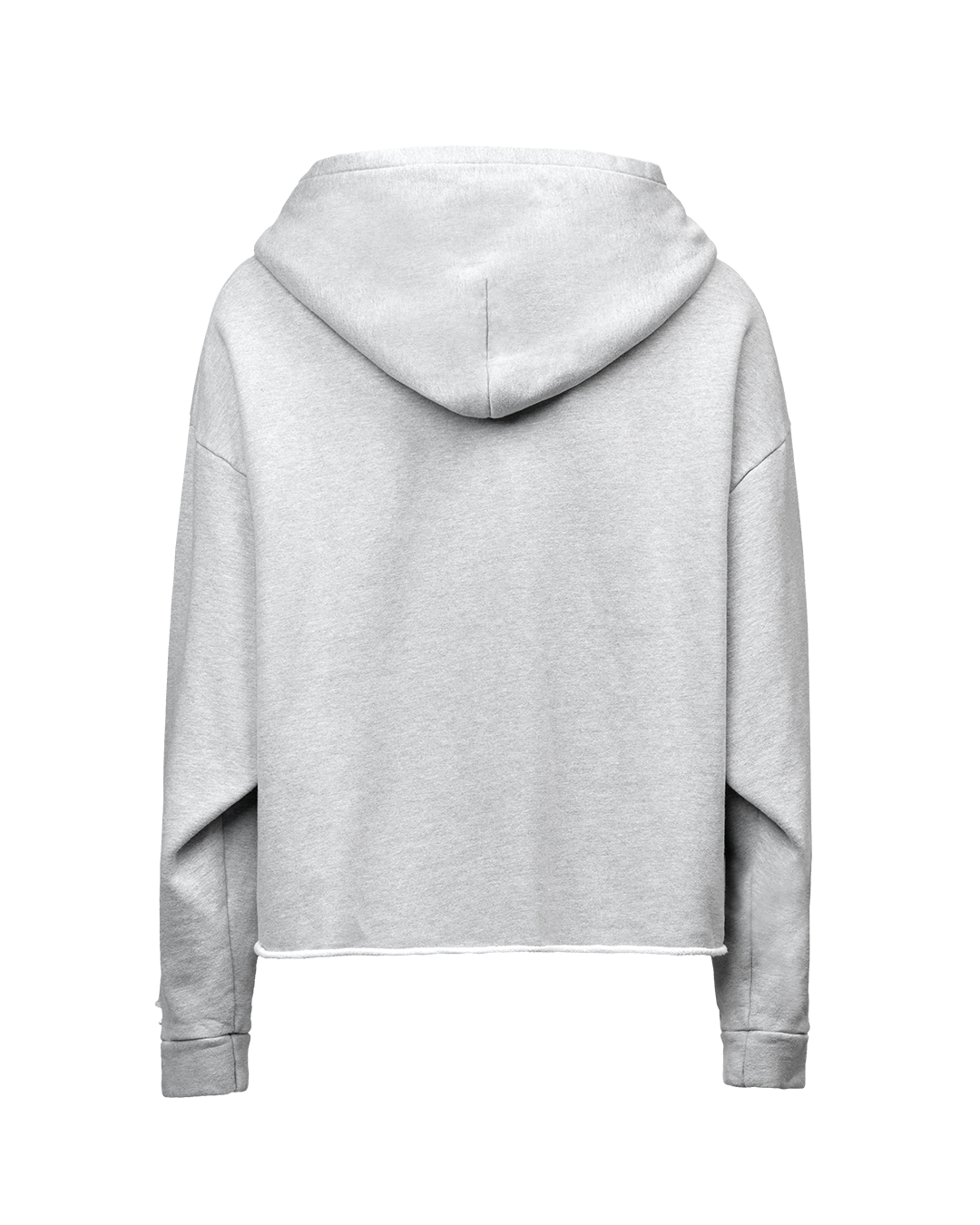 OVERSIZED ZIP UP HOODIE - HEATHER GREY