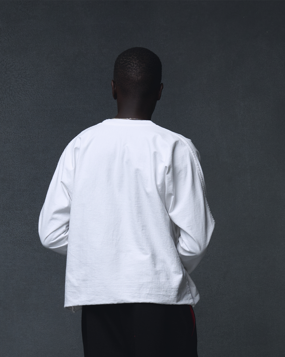 LONGSLEEVE FLAGSHIP TEE - WHITE