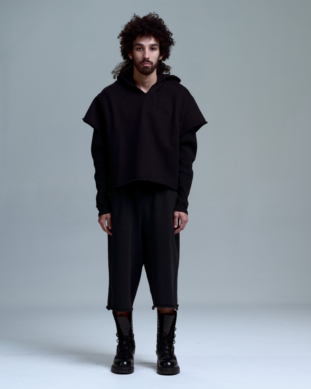 THERMAL HOODIE - BLACK