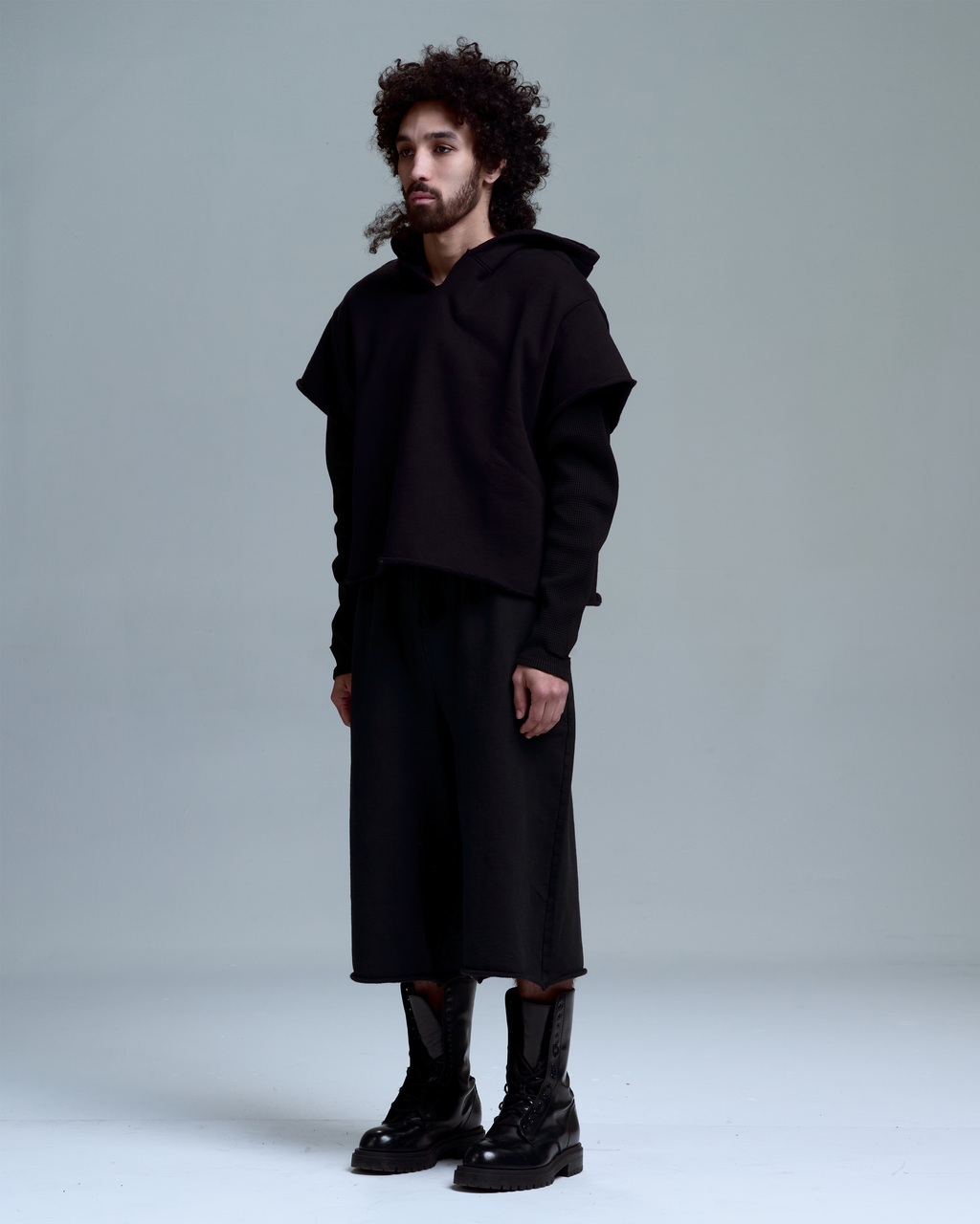 THERMAL HOODIE - BLACK