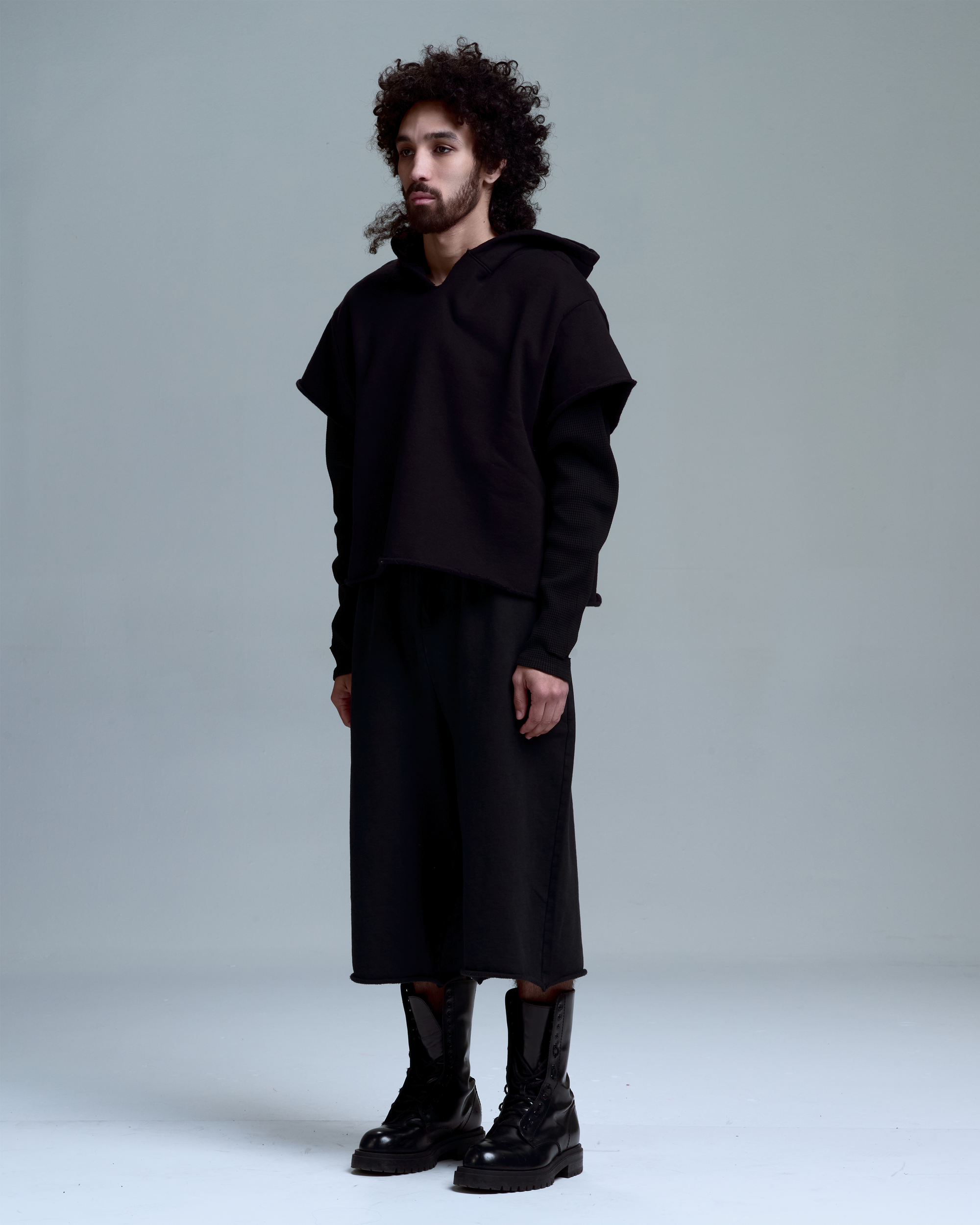 THERMAL HOODIE - BLACK