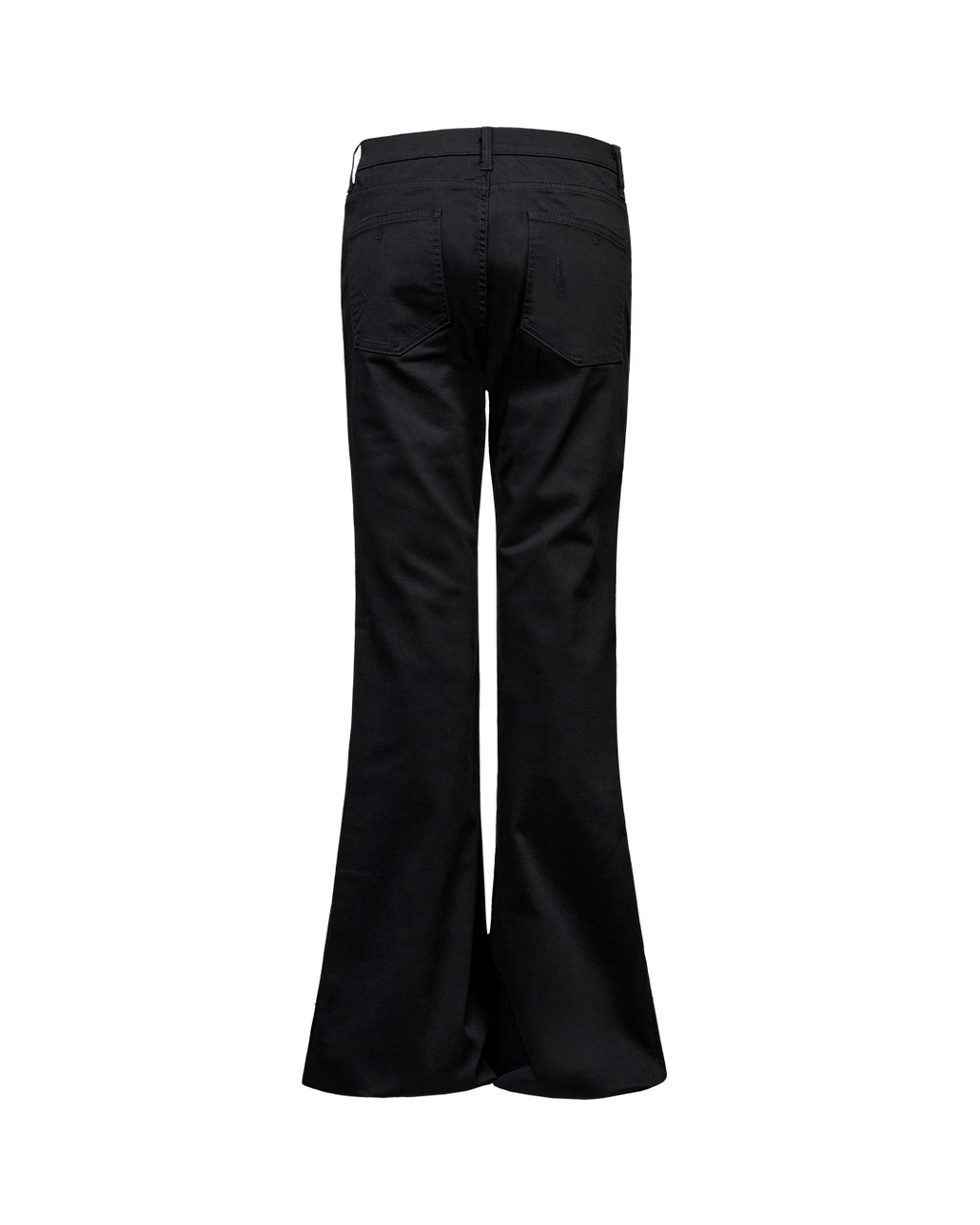 DENIM FLARE PANTS - BLACK