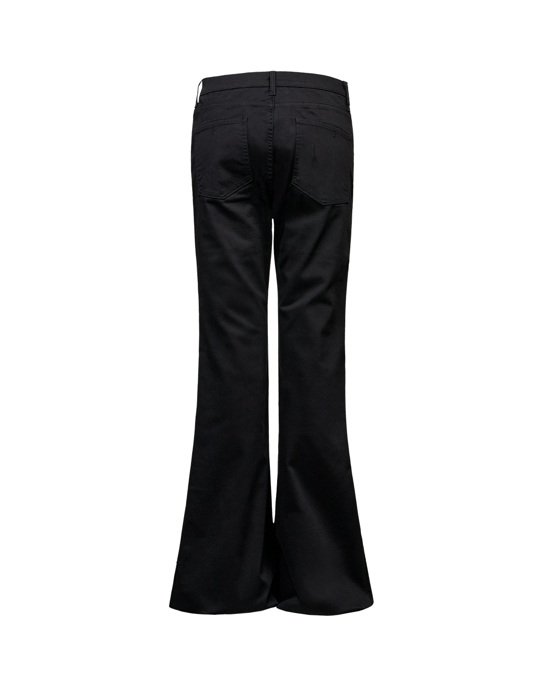 DENIM FLARE PANTS - BLACK