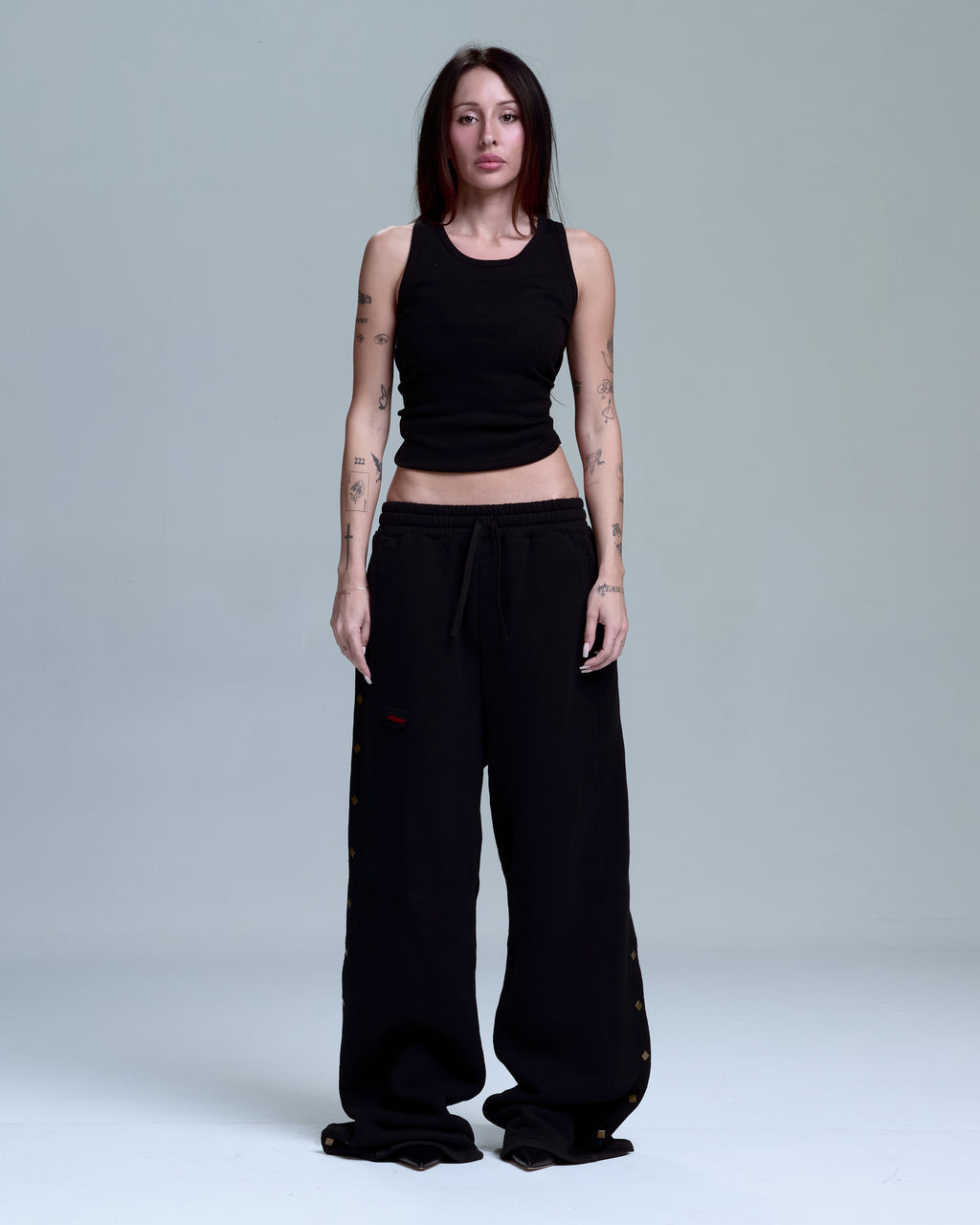 SNAP SWEATPANTS