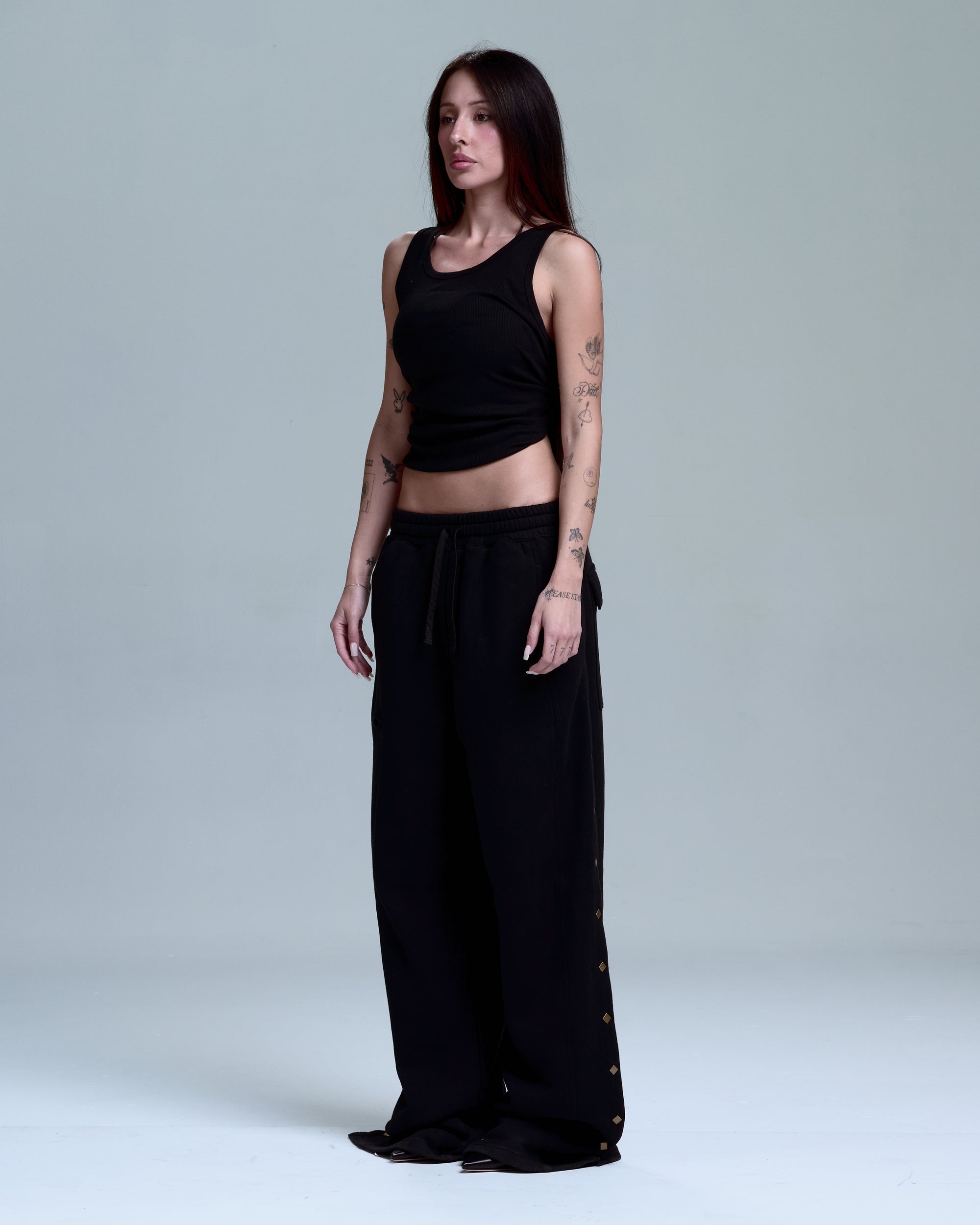 SNAP SWEATPANTS
