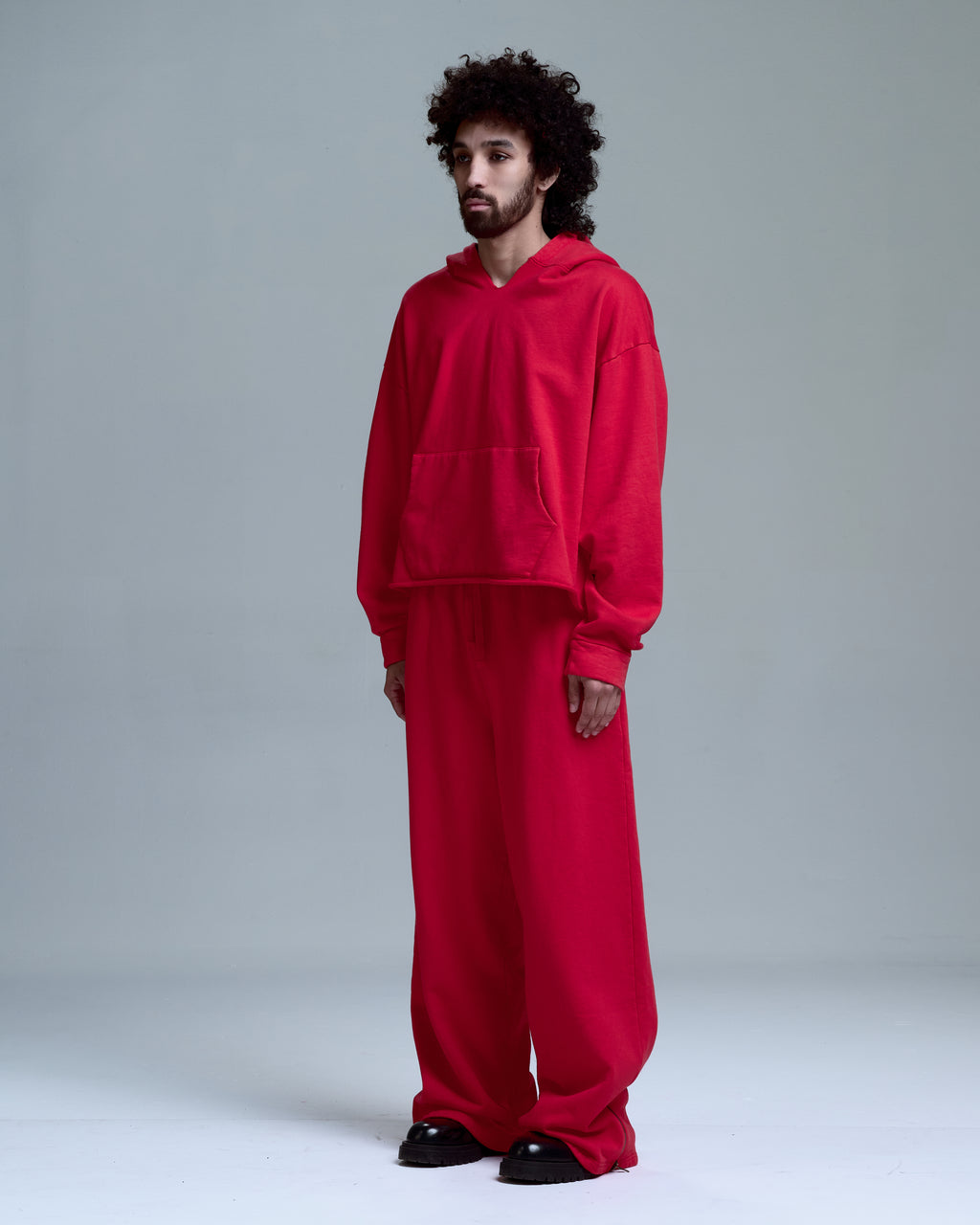 OVERSIZED HOODIE -RED