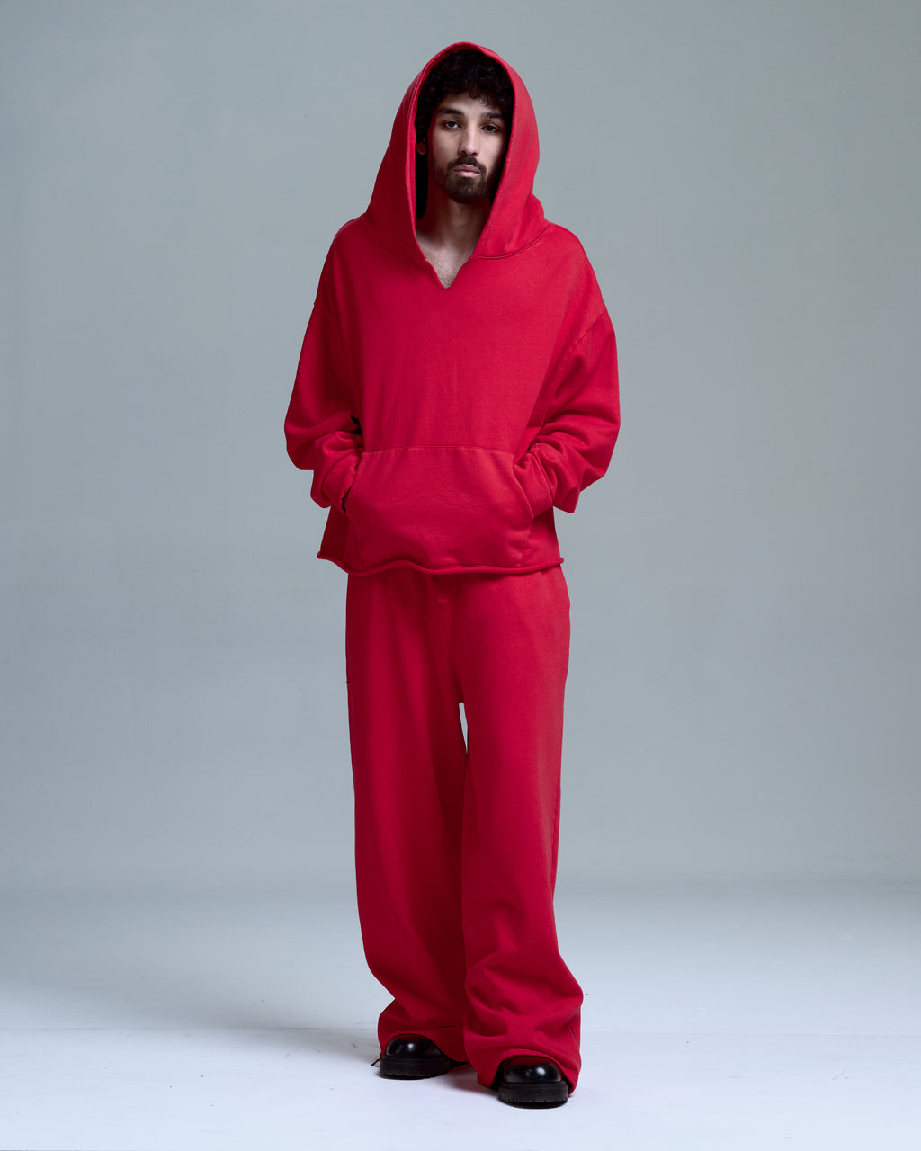 OVERSIZED HOODIE -RED