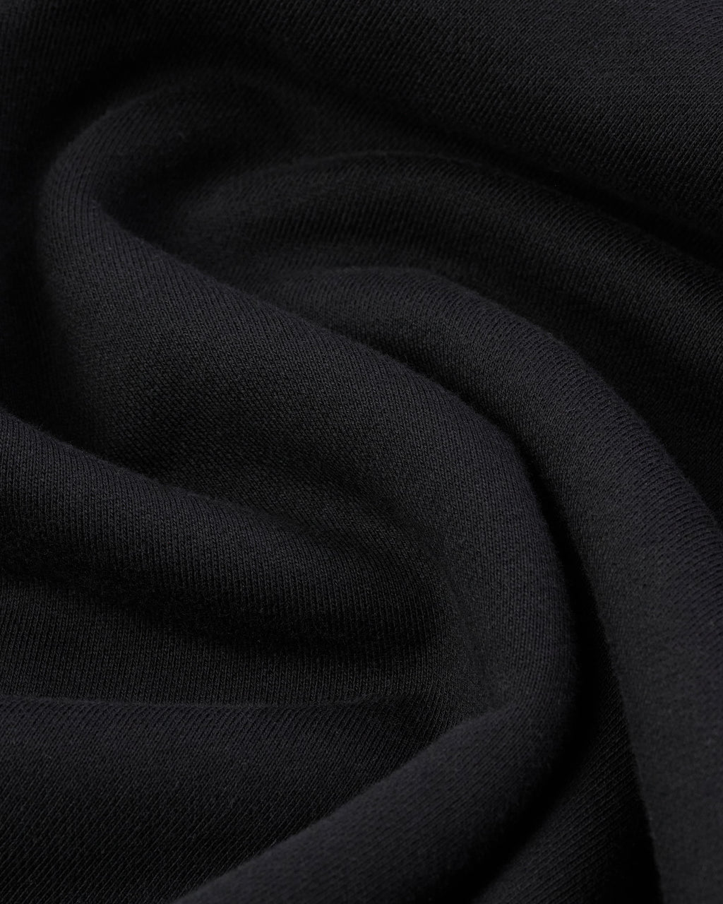 CUT OFF HOODIE - BLACK