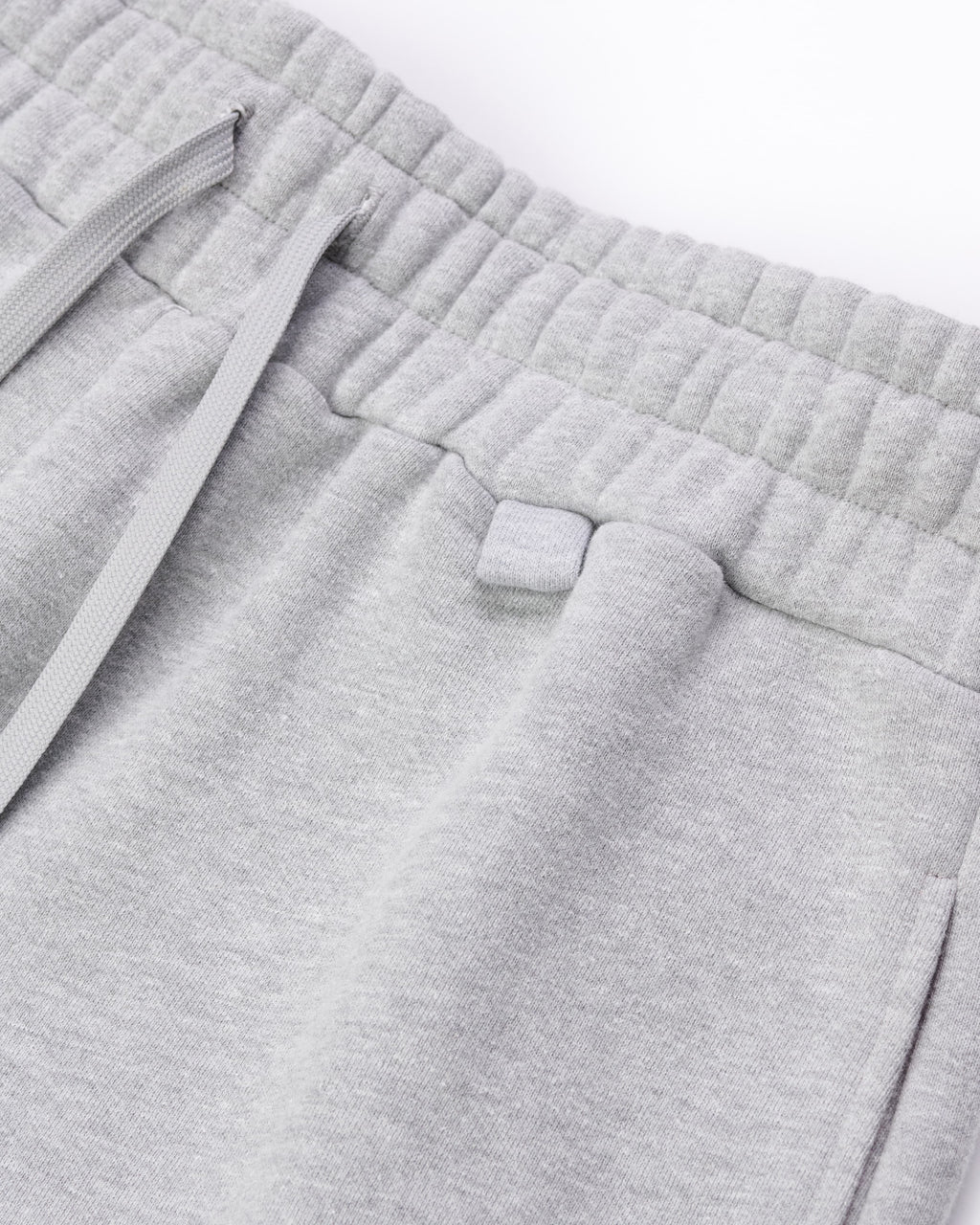 ZIPPER SWEATPANTS - HEATHER GREY