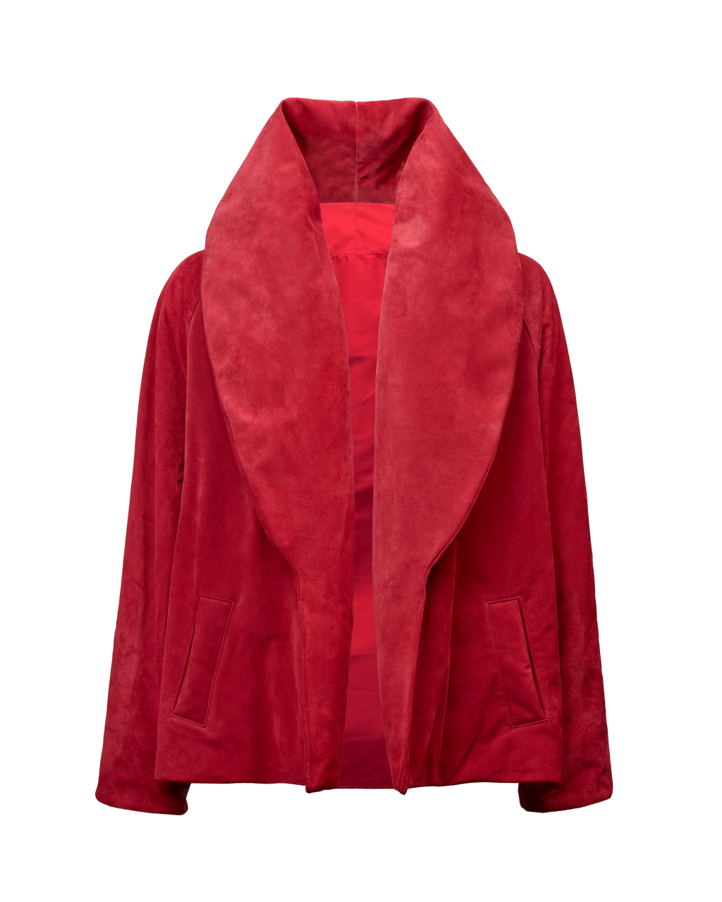 RED SUEDE JACKET