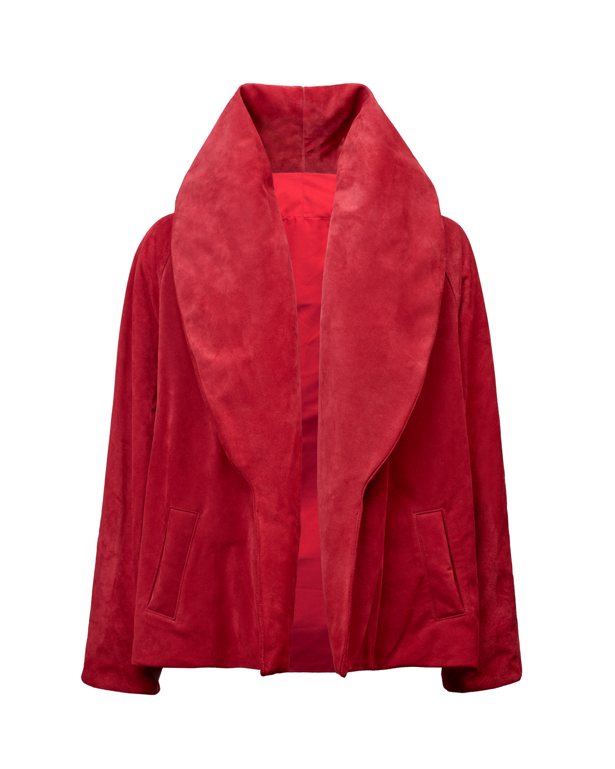 RED SUEDE JACKET