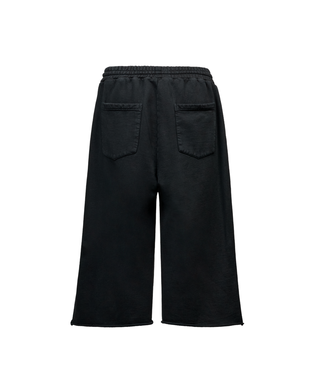 LONG SWEAT SHORT - BLACK