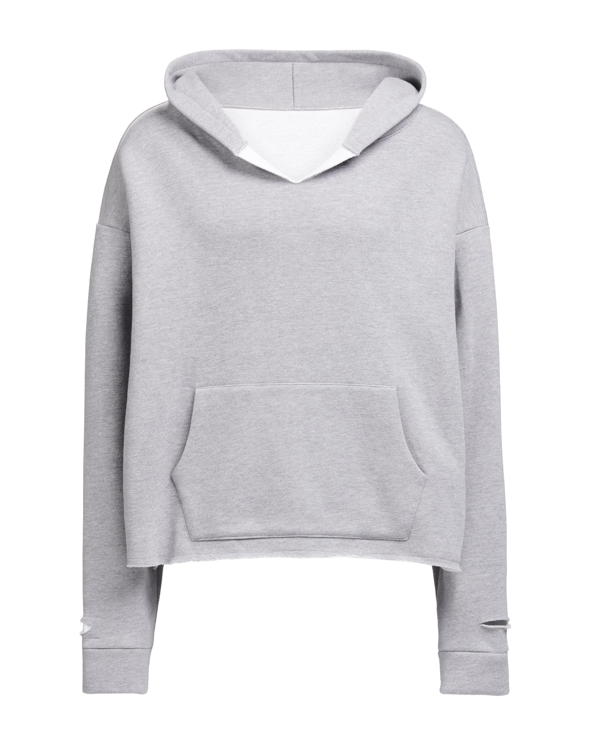 OVERSIZED HOODIE - HEATHER GREY
