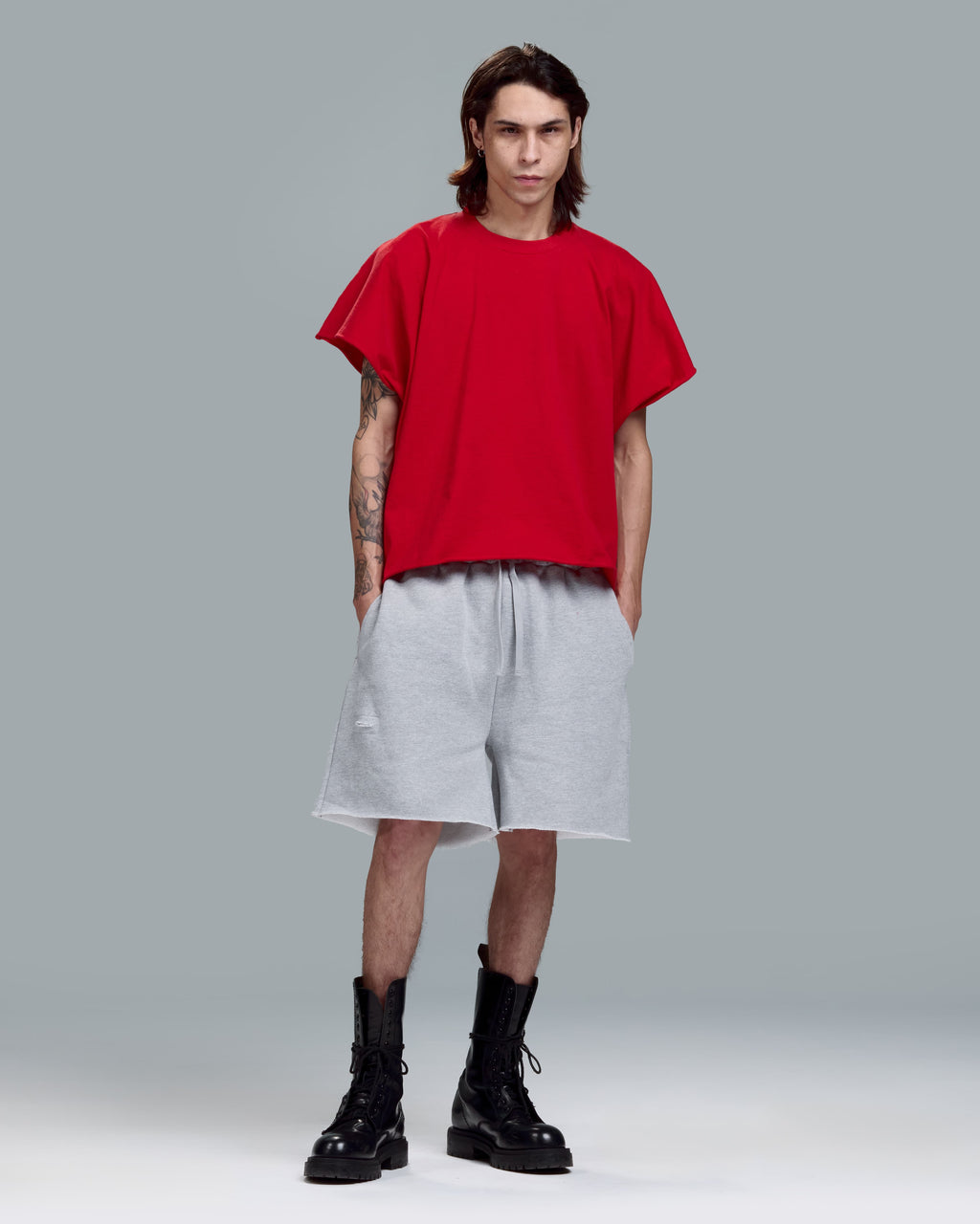 SWEAT SHORT - GREY