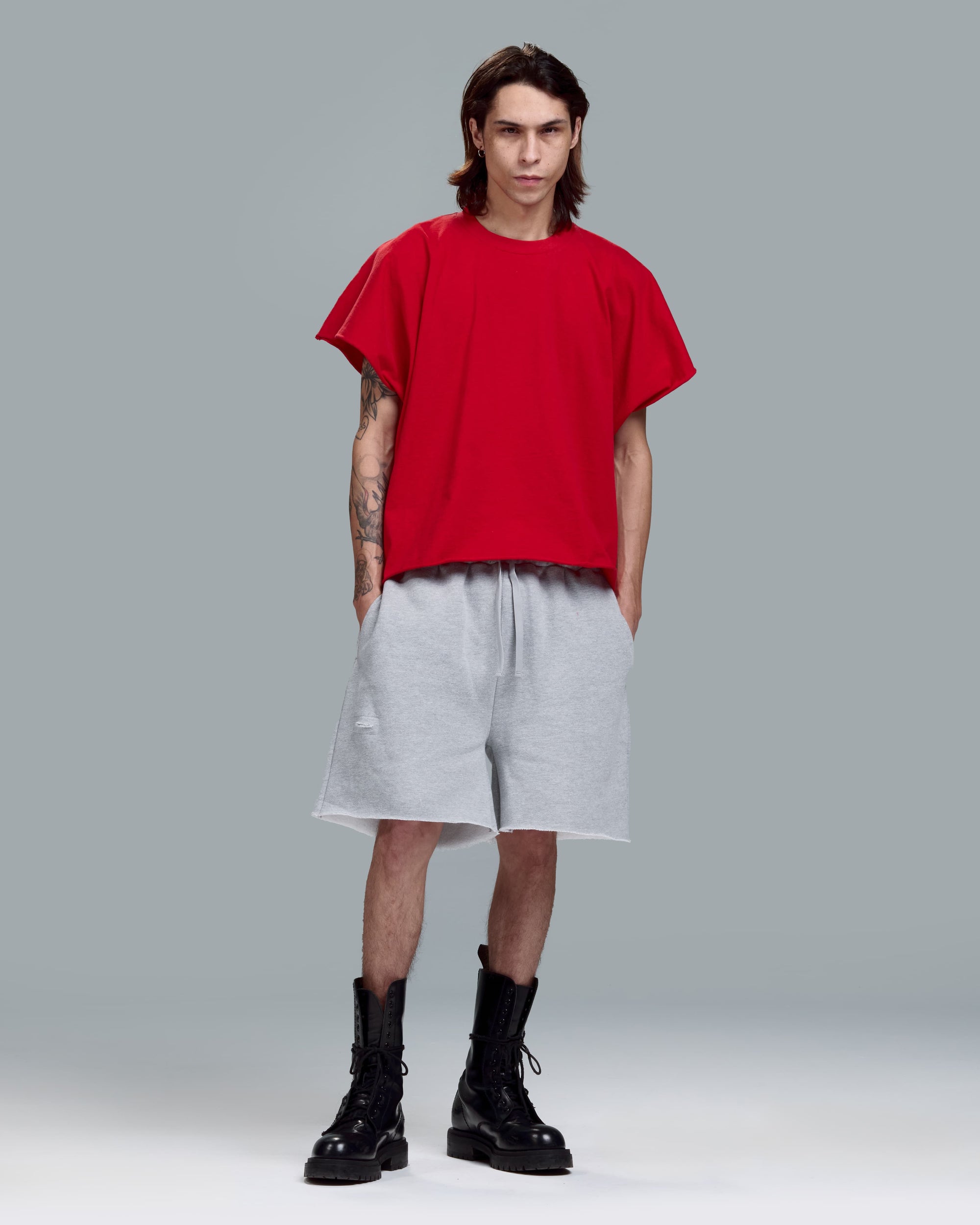 SWEAT SHORT - GREY