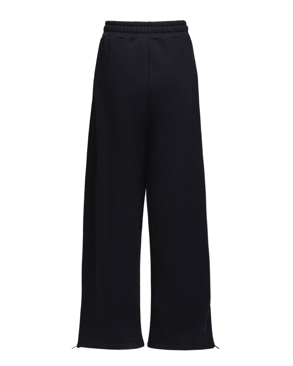 WOMENS ZIPPER SWEATPANTS - BLACK