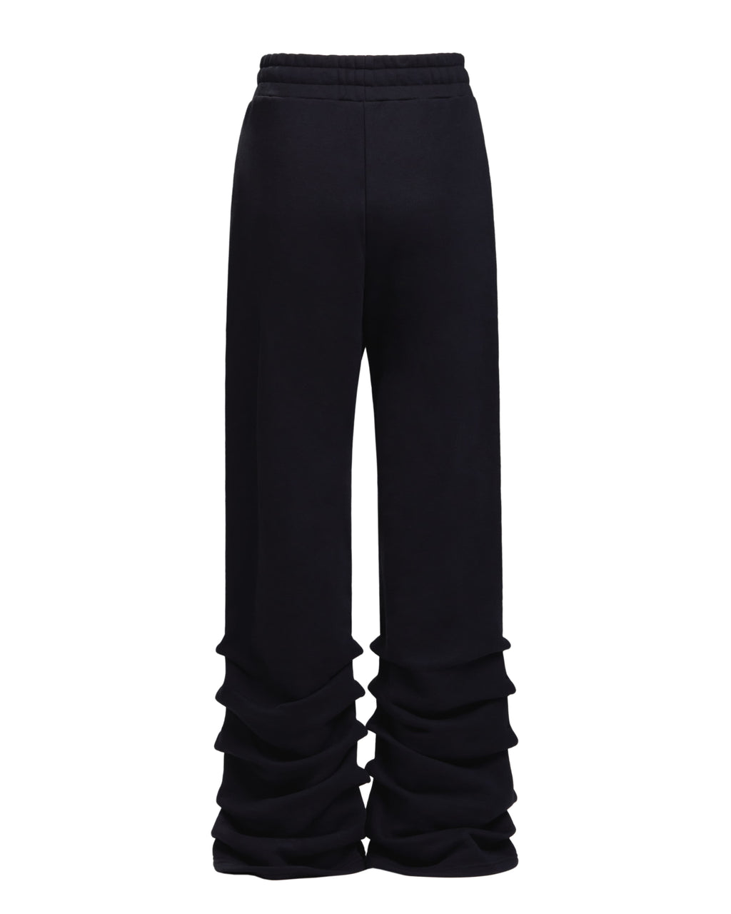 STACKED SWEATPANTS - BLACK