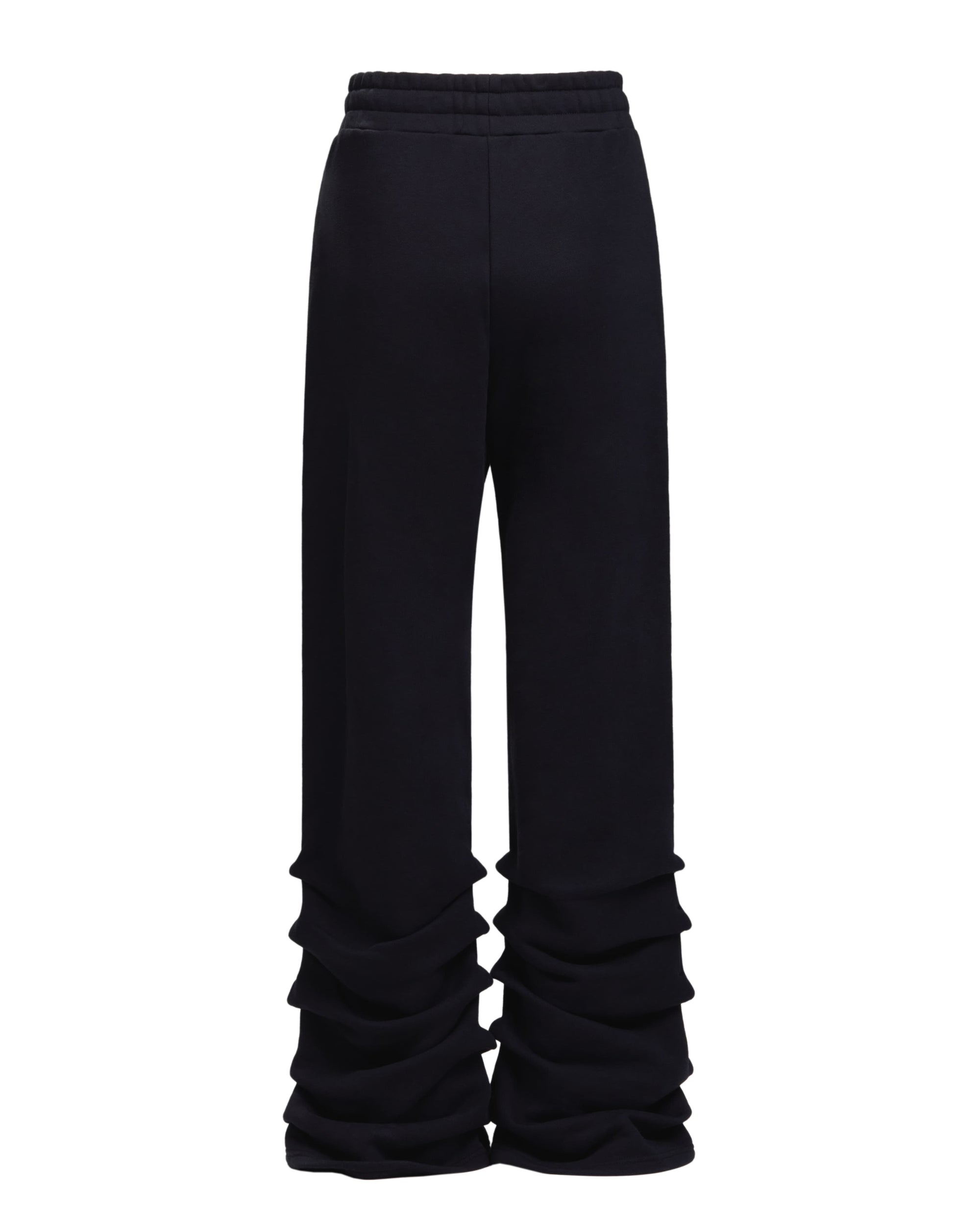 STACKED SWEATPANTS - BLACK