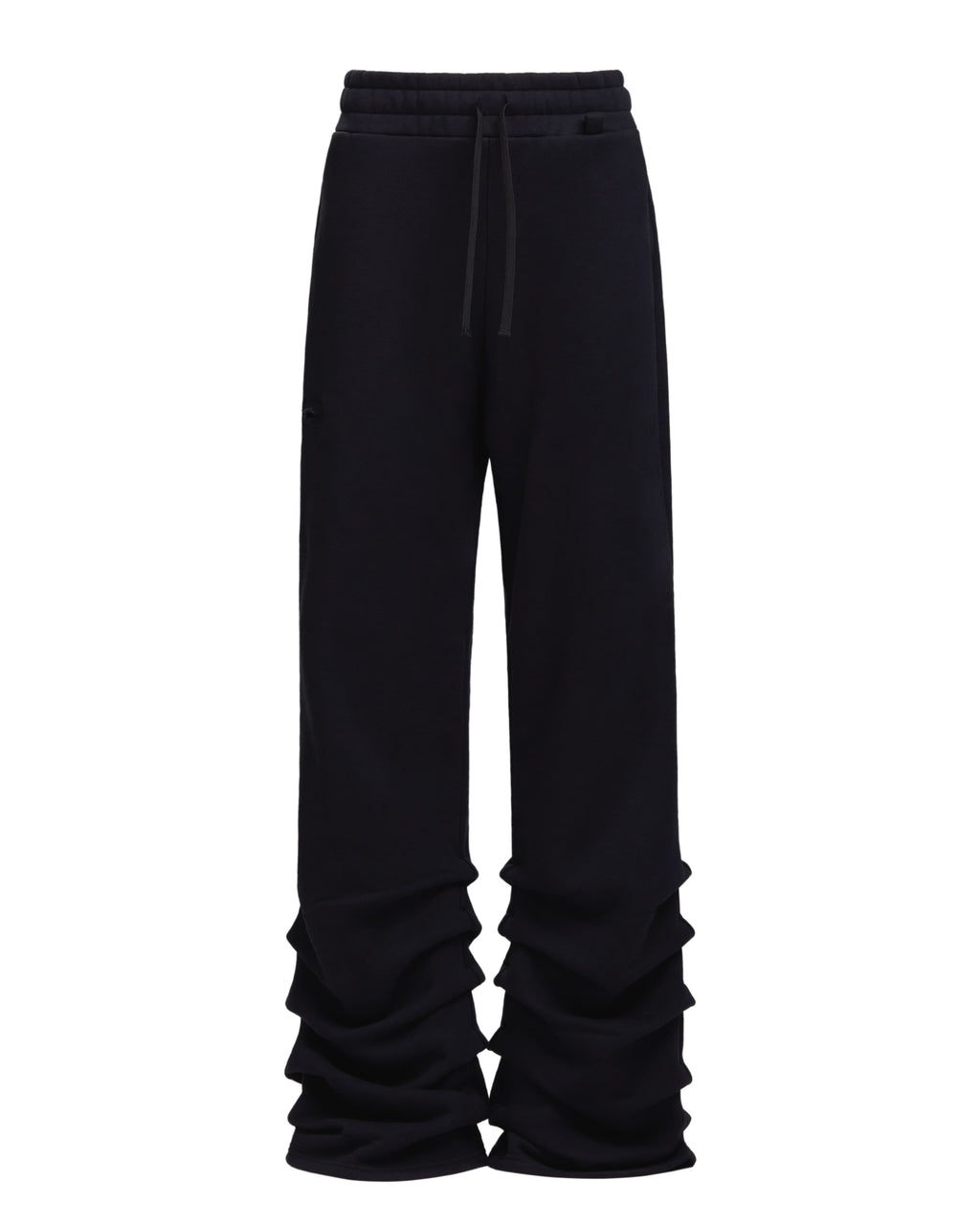 STACKED SWEATPANTS - BLACK