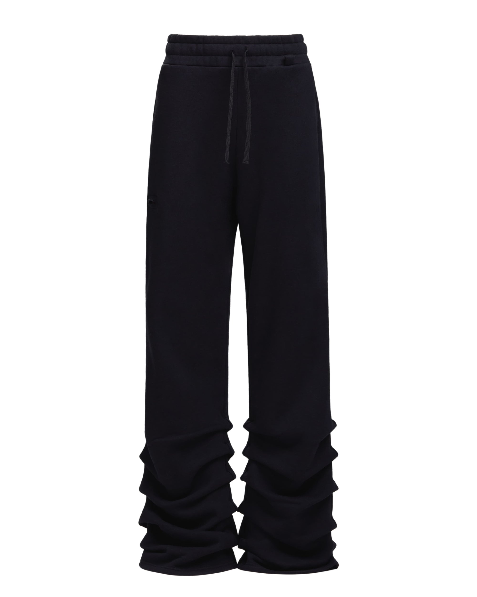 STACKED SWEATPANTS - BLACK